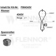 F914307V FLENNOR Комплект ремня грм