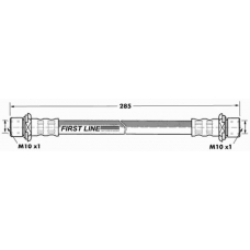 FBH7223 FIRST LINE Тормозной шланг