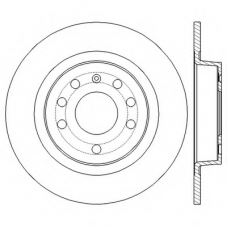 562581BC BENDIX Тормозной диск