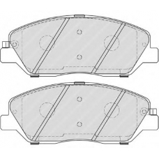 FDB4111 FERODO Комплект тормозных колодок, дисковый тормоз