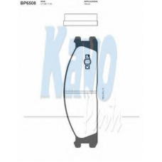 BP-6508 KAVO PARTS Комплект тормозных колодок, дисковый тормоз