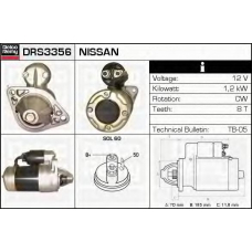 DRS3356 DELCO REMY Стартер