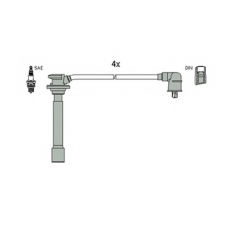 134114 HITACHI Комплект проводов зажигания