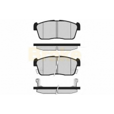 PA1668 BRAKE ENGINEERING Комплект тормозных колодок, дисковый тормоз