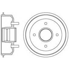 VBE681 MOTAQUIP Тормозной барабан