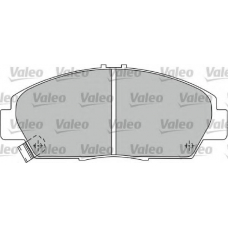 598494 VALEO Комплект тормозных колодок, дисковый тормоз