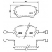 P 23 007 BREMBO Комплект тормозных колодок, дисковый тормоз