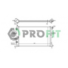 PR 5054A1 PROFIT Радиатор, охлаждение двигателя