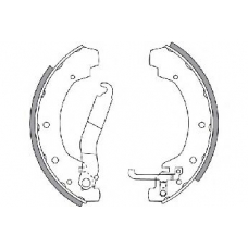 30520 SPIDAN Комплект тормозных колодок