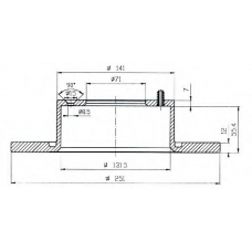 BDC4530 QUINTON HAZELL Тормозной диск