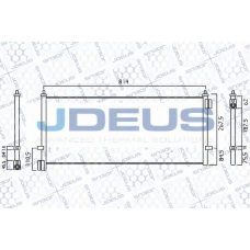 731M06 JDEUS Конденсатор, кондиционер