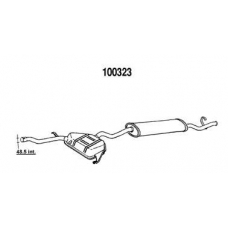 394310032300 MAGNETI MARELLI Выпускной трубопровод