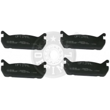 9658 OPTIMAL Комплект тормозных колодок, дисковый тормоз