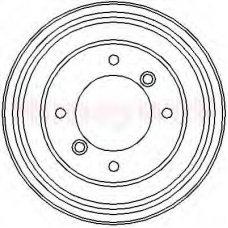 329046B BENDIX Тормозной барабан