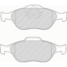 FSL1394 FERODO Комплект тормозных колодок, дисковый тормоз
