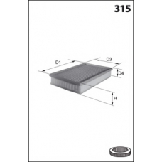 LFAF459 LUCAS FILTERS Воздушный фильтр
