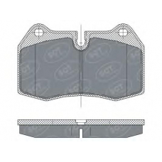 SP 272 SCT Комплект тормозных колодок, дисковый тормоз