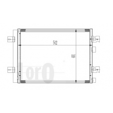 042-016-0027 LORO Конденсатор, кондиционер