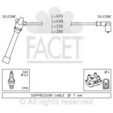 4.9505 FACET Комплект проводов зажигания