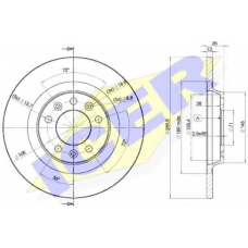 78BD4609-2 ICER Тормозной диск