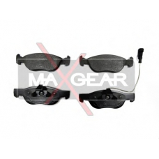 19-0655 MAXGEAR Комплект тормозных колодок, дисковый тормоз