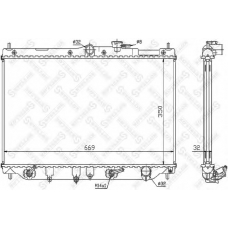 10-25088-SX STELLOX Радиатор, охлаждение двигателя