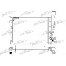 PRS3030 PATRON Радиатор, охлаждение двигателя