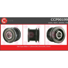 CCP90199 CASCO Ременный шкив, генератор