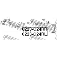 0223-C24RR FEBEST Тяга / стойка, стабилизатор