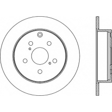 BDA2340.10 OPEN PARTS Тормозной диск