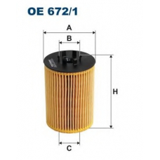 OE672/1 FILTRON Масляный фильтр