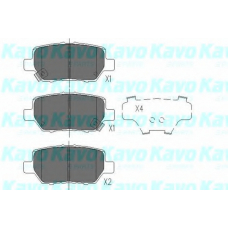 KBP-2040 KAVO PARTS Комплект тормозных колодок, дисковый тормоз