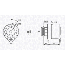 063532609010 MAGNETI MARELLI Генератор