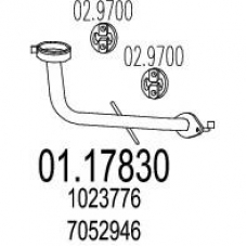 01.17830 MTS Труба выхлопного газа