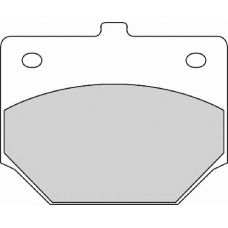 FD879A NECTO Комплект тормозных колодок, дисковый тормоз