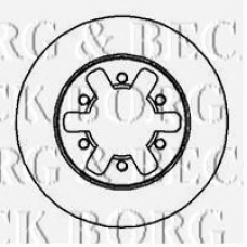 BBD5012 BORG & BECK Тормозной диск