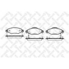 989 002-SX STELLOX Комплект тормозных колодок, дисковый тормоз