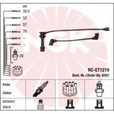 6367 NGK Комплект проводов зажигания