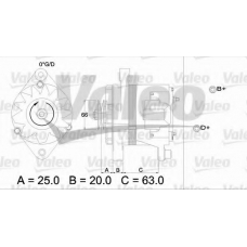 436111 VALEO Генератор