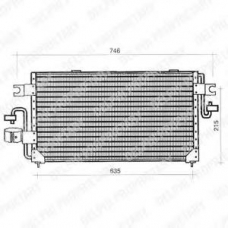 TSP0225340 DELPHI Конденсатор, кондиционер