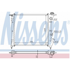 63929A NISSENS Радиатор, охлаждение двигателя