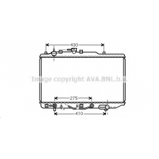 MZ2178 AVA Радиатор, охлаждение двигателя