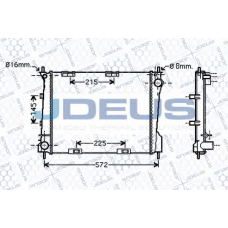 023M80 JDEUS Радиатор, охлаждение двигателя