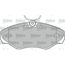 598669 VALEO Комплект тормозных колодок, дисковый тормоз