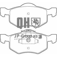 1563602419 Jp Group Комплект тормозных колодок, дисковый тормоз