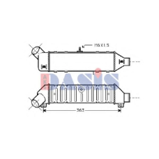 337010N AKS DASIS Интеркулер