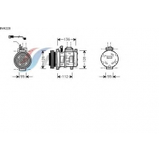 BWK228 GERI Компрессор, кондиционер