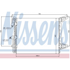 94755 NISSENS Конденсатор, кондиционер