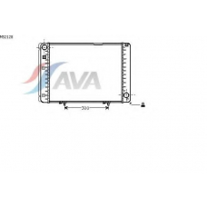 MS2128 AVA Радиатор, охлаждение двигателя