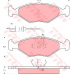 GDB960 TRW Комплект тормозных колодок, дисковый тормоз